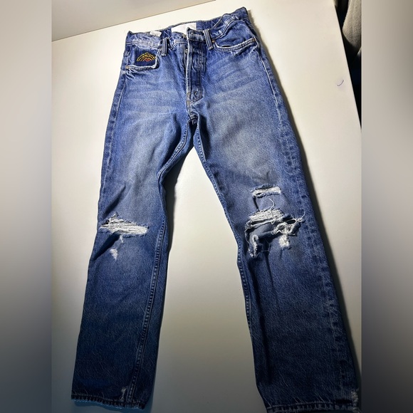 MOTHER Denim Superior The Tomcat Ankle Take Me Even Higher 26 Rainbow - Picture 3 of 9